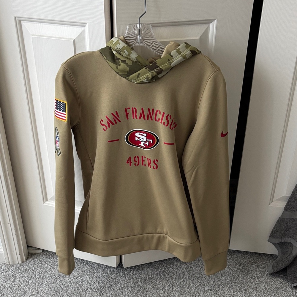 San Francisco 49ers Tan Hoodie